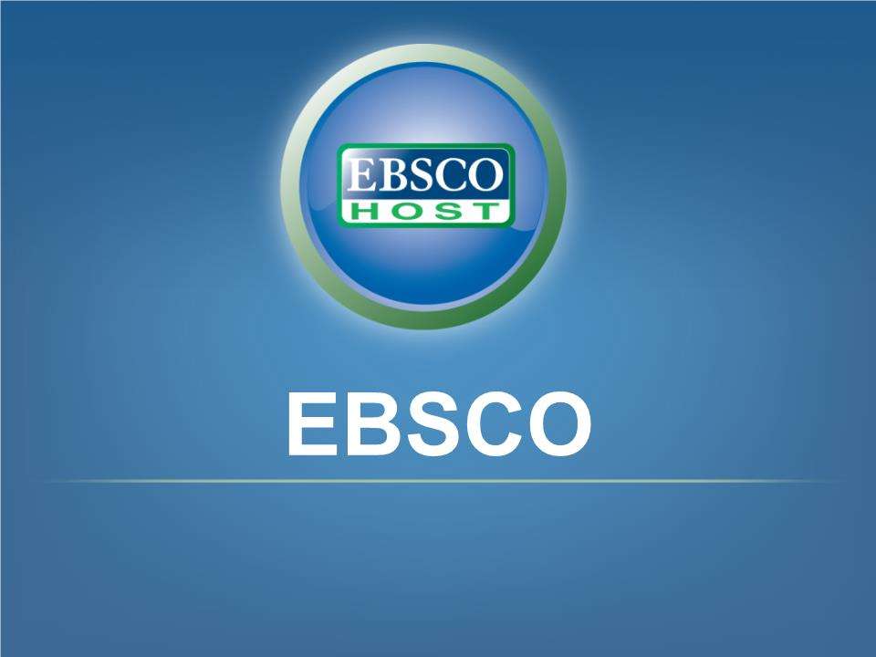 EBSCO系列数据库