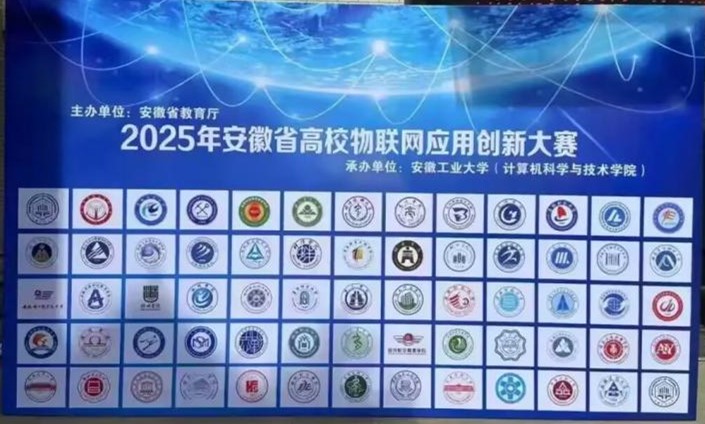 华体汇apk学子在2025年安徽省高校物联网应用创新大赛中喜获佳绩
